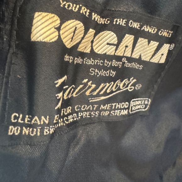 Boagana Bunker Ramo Vintage Faux Fur Coat VERY SOFT & WARM Size Medium - Picture 8 of 16